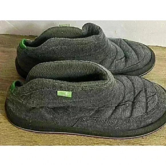 Sanuk Womens Size 9 Gray Puff and Chill Ankle Boots Slippers - Picture 2 of 7